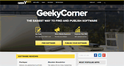Desktop Screenshot of geekycorner.com